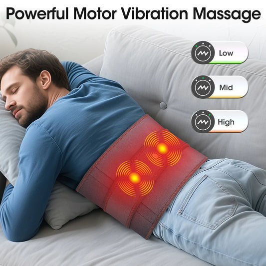 Heated Back & Waist Support Belt