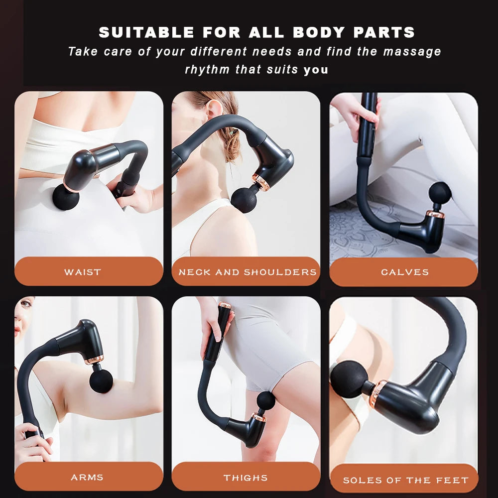 ReachRelief Pro
Deep Tissue Massage Gun with Ergonomic Handle & 9 Speed Levels