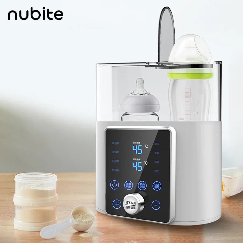 WarmNest
8-in-1 Smart Baby Bottle Warmer & Sterilizer for 2 Bottles