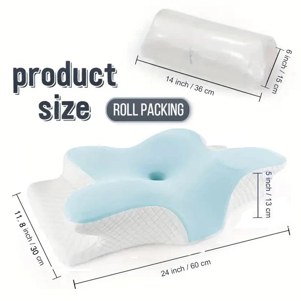 Butterfly Contour Memory Foam Sleep Pillow