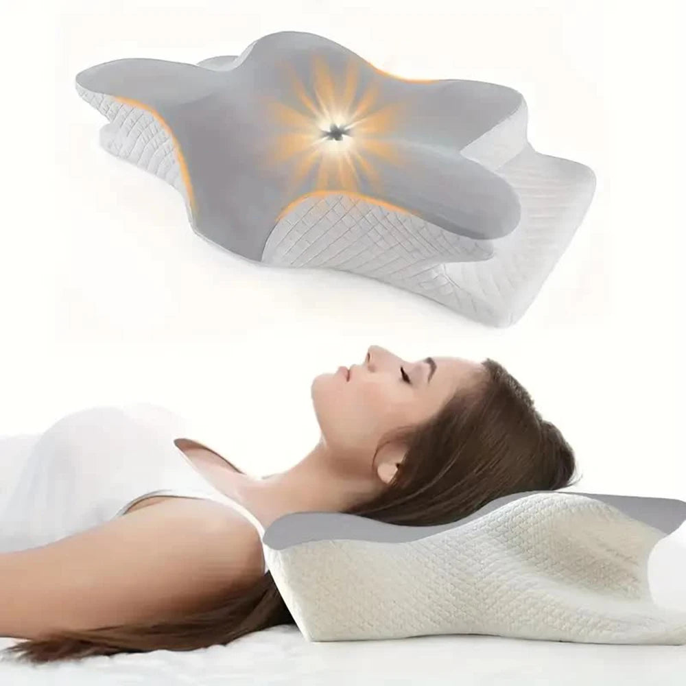 Butterfly Contour Memory Foam Sleep Pillow