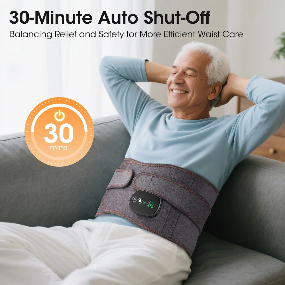 Heated Back & Waist Support Belt