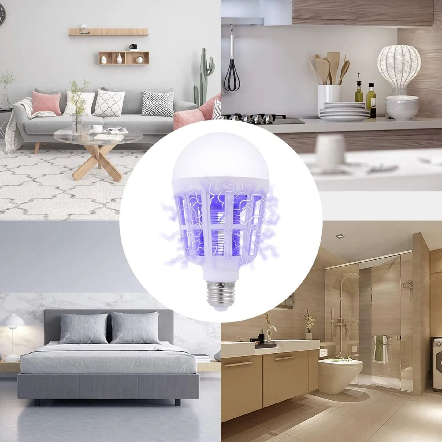 Zap Glow™ LED Bug Zapper Bulb