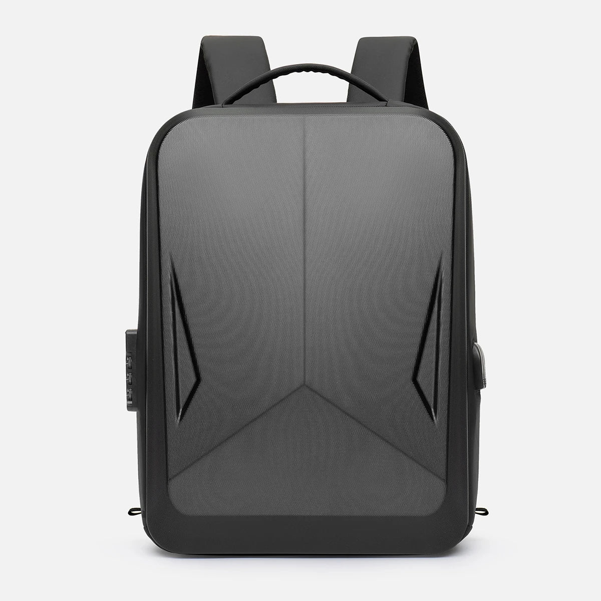 Waterproof Shell Anti-Theft Laptop Backpack with USB Charging Port