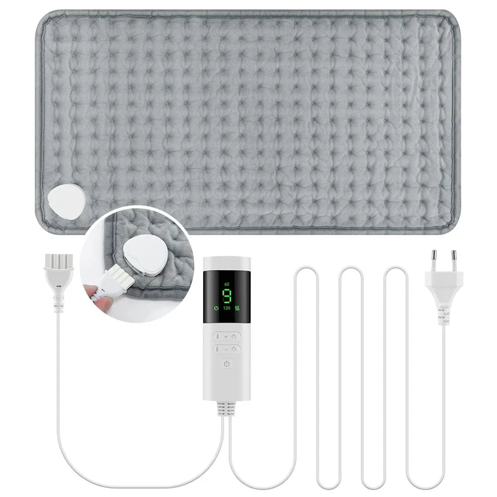 Electric Heating Pad for Back, Neck & Shoulders (30×60 cm)