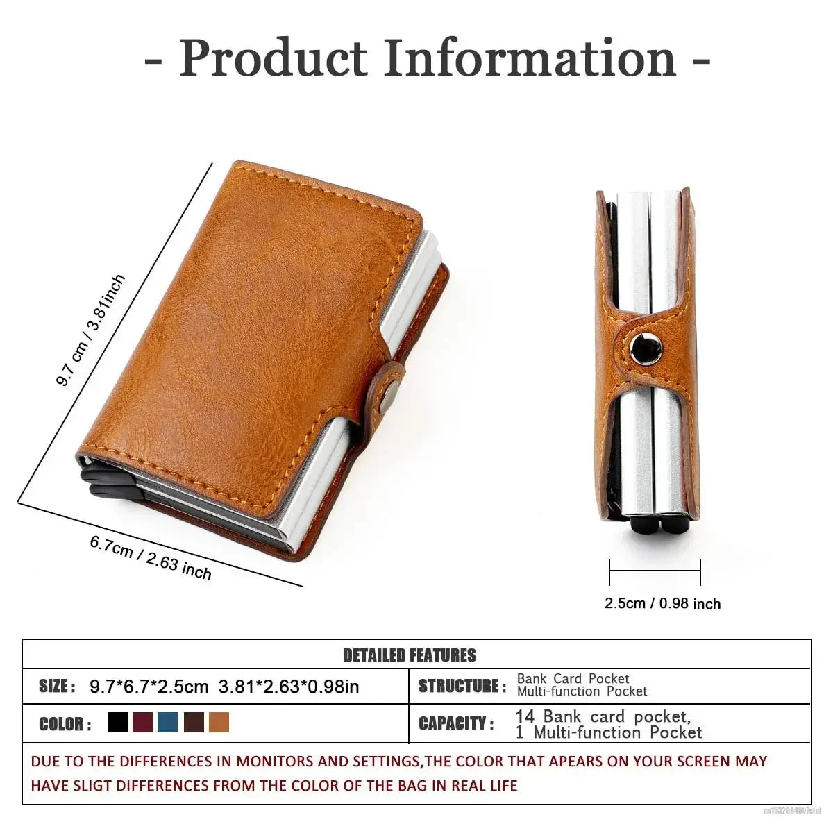 Vault Pop™ RFID Pop-Up Card Wallet