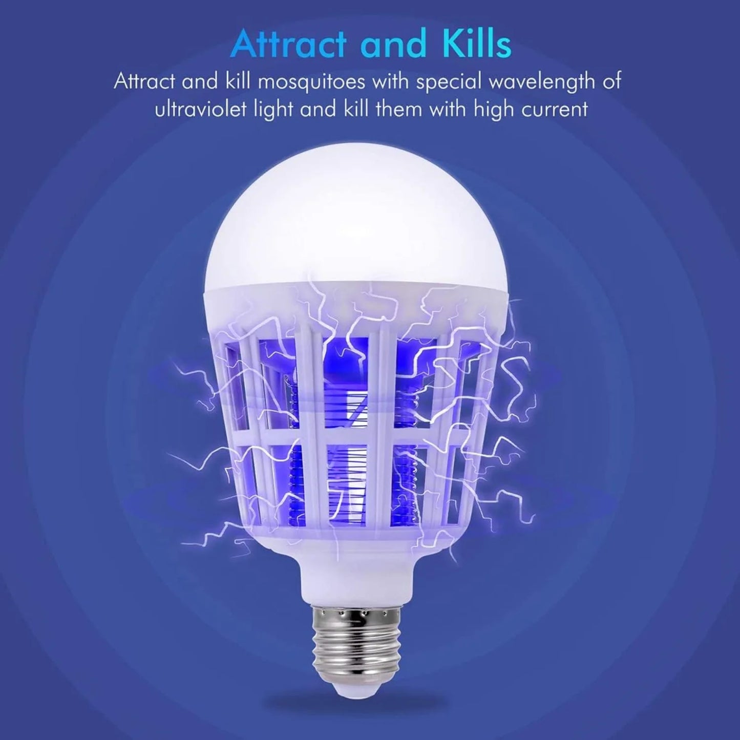 Zap Glow™ LED Bug Zapper Bulb