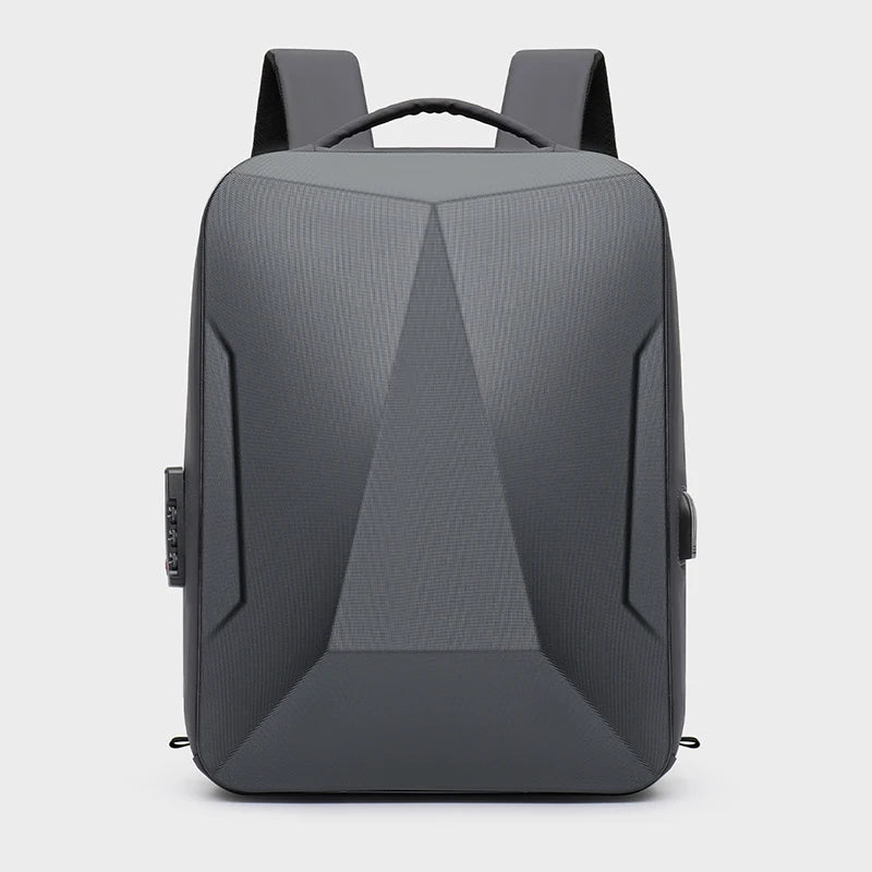 Waterproof Shell Anti-Theft Laptop Backpack with USB Charging Port