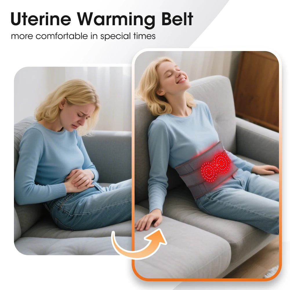 Heated Back & Waist Support Belt