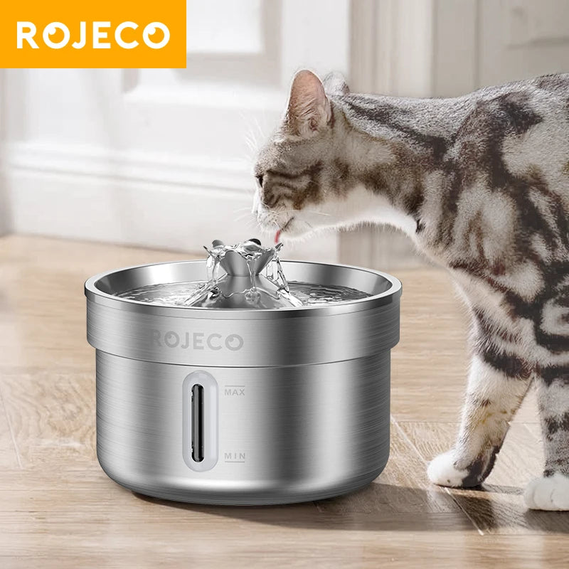 Smart Stainless Steel Pet Water Fountain