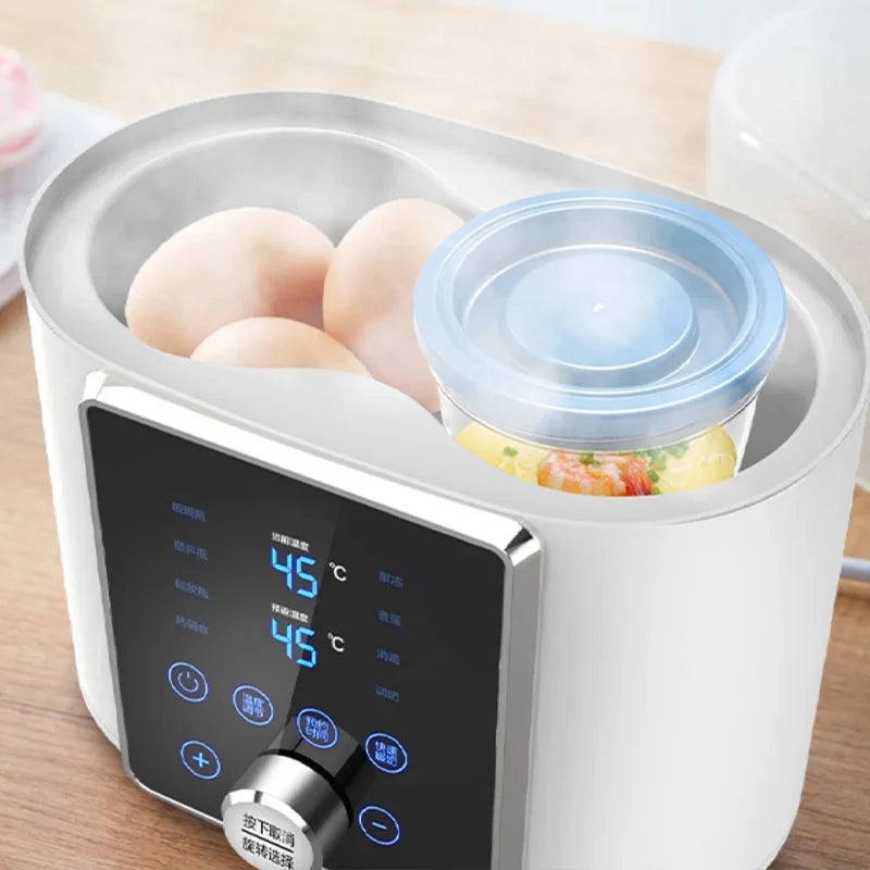 WarmNest
8-in-1 Smart Baby Bottle Warmer & Sterilizer for 2 Bottles