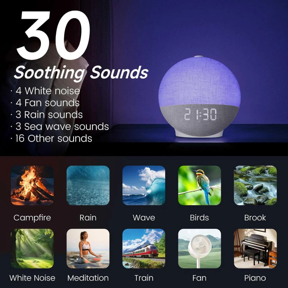 DreamNest
Sunrise Alarm & White Noise Machine