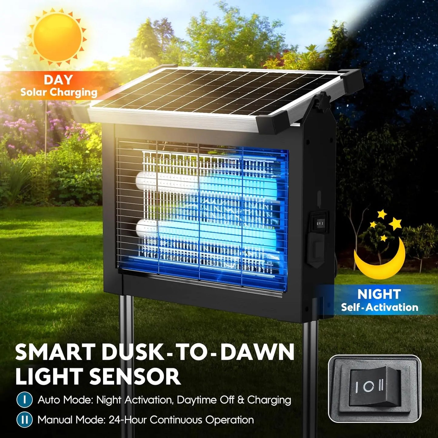 Bug Shield Solar
4500V Solar Mosquito & Bug Zapper