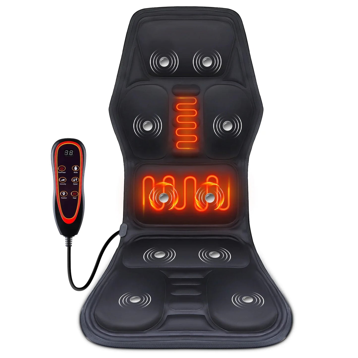 Full Body Massage Cushion with Heat for Home, Office & Car