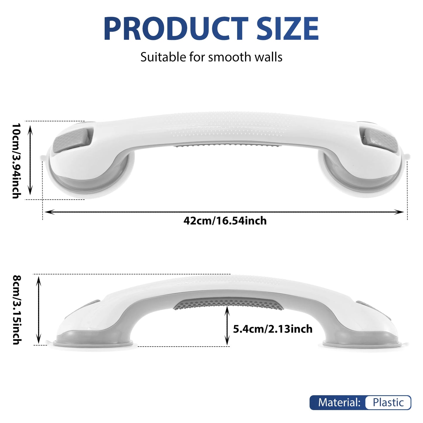Secure Grip™ Suction Grab Bar